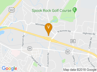 map of Crowne Plaza Suffern-Mahwah