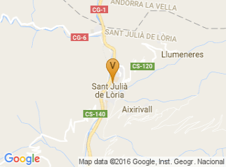 map of University of Andorra