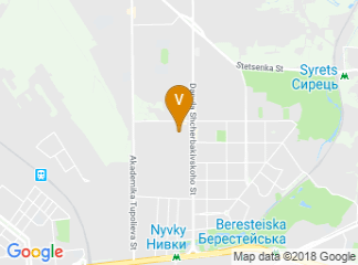 map of Kiev Expo Plaza