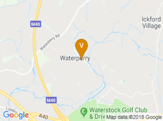 map of Waterperry Gardens