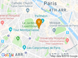 map of institut Henri Poincare