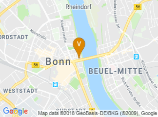 map of Hilton Bonn