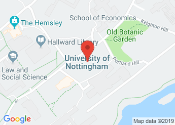 map of University of Nottingham
