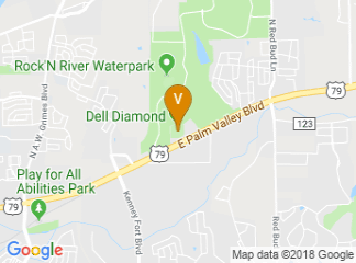 map of Dell Diamond
