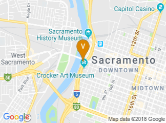 map of Embassy Suites by Hilton Sacramento Riverfront Promenade