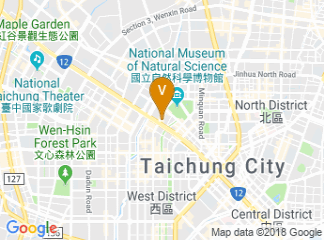 map of Splendor Hotel Taichung