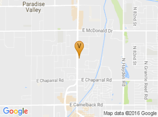 map of DoubleTree Resort by Hilton PV Scottsdale