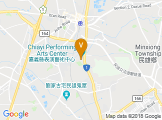 map of Chiayi Performing Arts Center