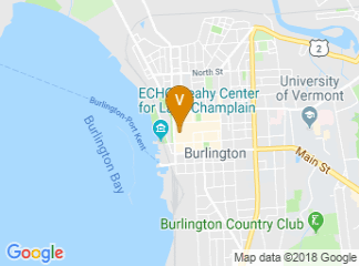 map of Hilton Burlington
