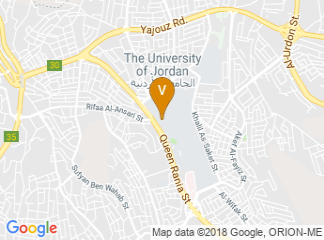 map of The University of Jordan