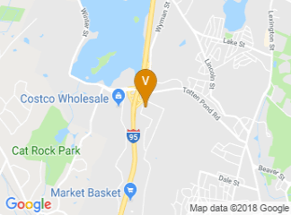 map of The Westin Waltham Boston