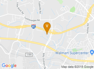 map of Sheraton Charlotte Airport Hotel