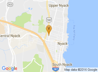 map of Downtown Nyack