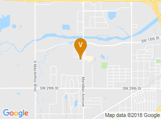 map of Wyndham Garden Oklahoma City Airport