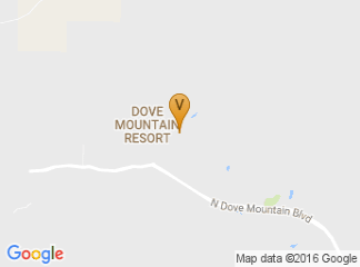 map of Ritz Carlton Dove Mountain