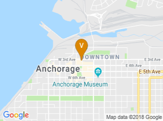 map of Hilton Anchorage