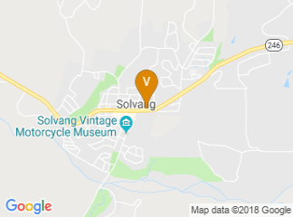 map of Solvang - Veterans Memorial Hall