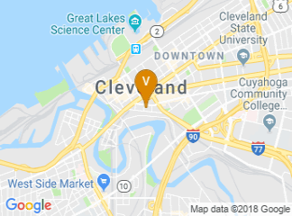 map of The Ritz-Carlton, Cleveland