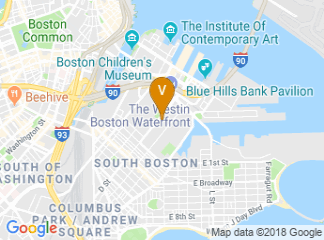 map of Aloft Boston Seaport