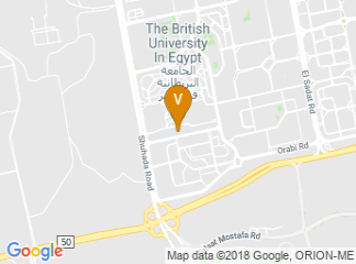 map of The British University In Egypt