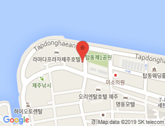 map of Ramada Plaza Jeju Ocean Front