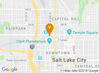 map of Hyatt Place Salt Lake City/Downtown/The Gateway