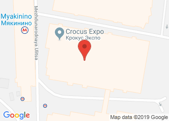 map of Crocus Expo International Exhibition Center