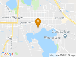 map of Kosciusko County Community Fairgrounds