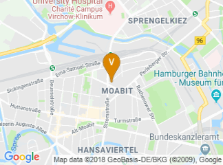 map of Mercure Hotel MOA Berlin