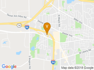 map of Wyndham Garden Ann Arbor