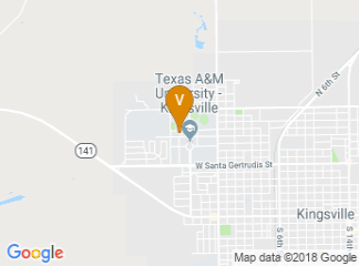 map of Texas A&M University - Kingsville