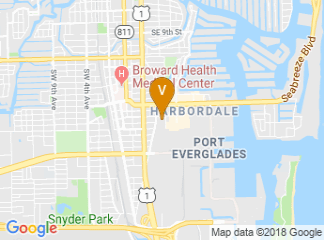 map of Hyatt Place Fort Lauderdale 17th Street Convention Center