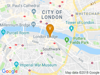 map of Glaziers Hall
