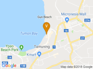 map of Dusit Thani Guam Resort