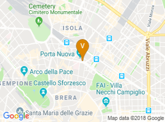 map of Le Spose di Milano