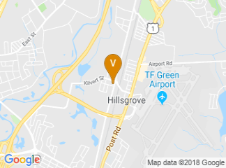 map of Hilton Garden Inn Providence Airport/Warwick