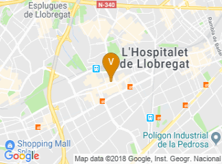 map of La Farga de L'Hospitalet