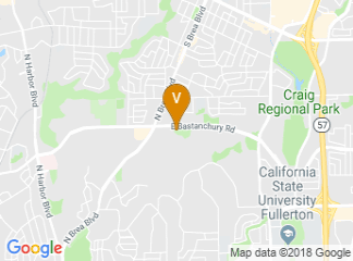 map of Coyote Hills Golf Course