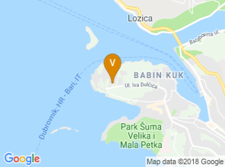 map of Valamar Lacroma Dubrovnik