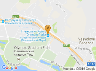 map of Sochi Olympic Park