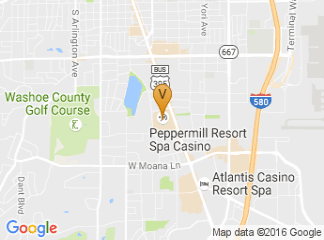 map of Peppermill Reno
