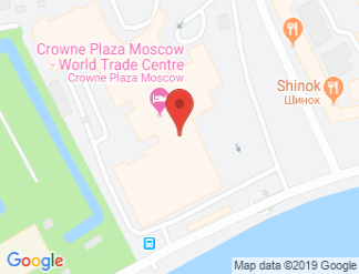 map of Crowne Plaza Moscow - World Trade Centre