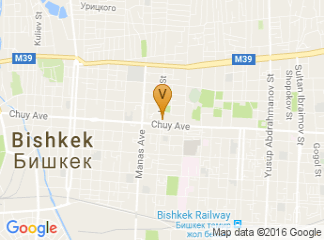 map of Bishkek Sports Palace