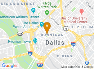 map of The Westin Dallas Downtown