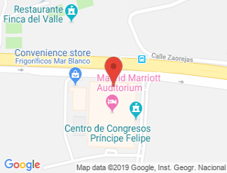 map of Madrid Marriott Auditorium