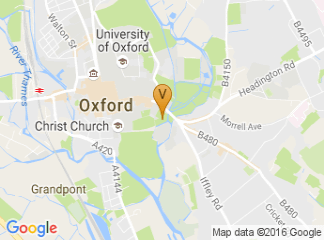 map of Hawkwell House Hotel Oxford