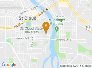 map of St. Cloud State University