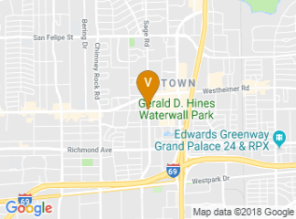 map of Hyatt Regency Houston/Galleria
