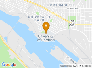 map of University of Portland