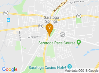 map of Holiday Inn Saratoga Springs